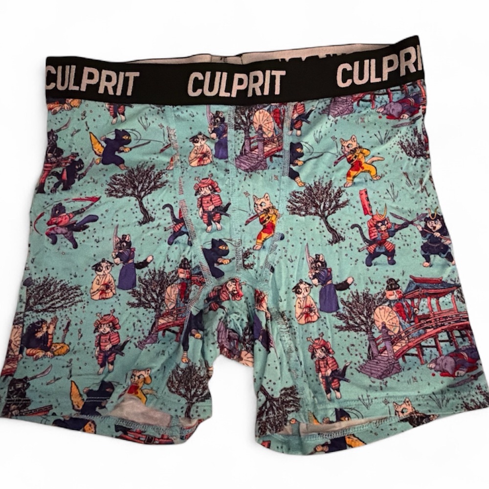 Culprit Women’s Boxers Samurai Cats XL